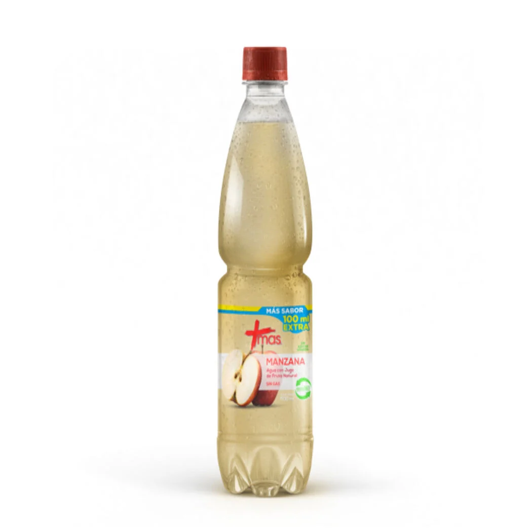 AGUA MAS 600ML X12 UNID - MANZANASIN GAS