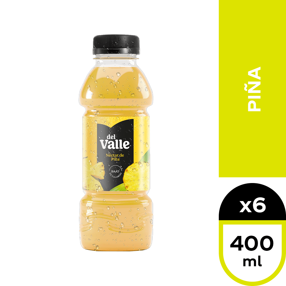 ANDINA DEL VALLE 400ML x 6 unidades - PIÑA