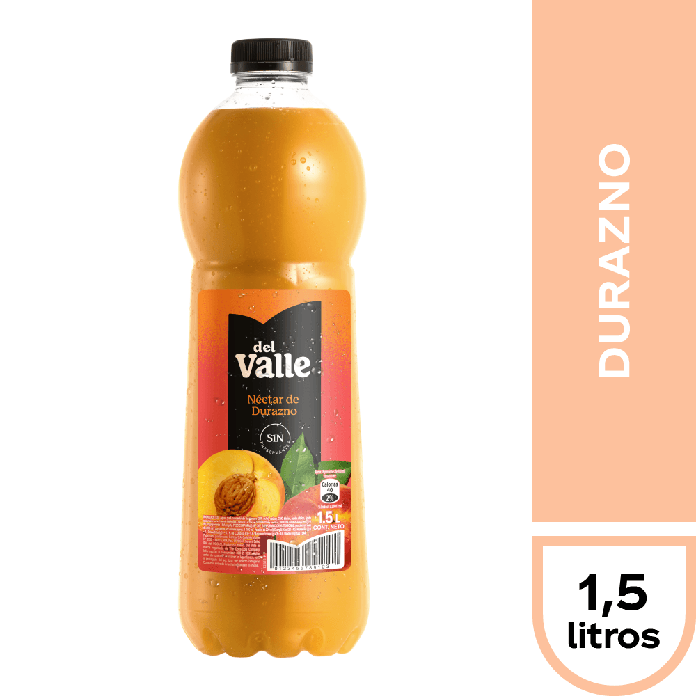 ANDINA DEL VALLE DESECHABLE x 6 unidades - DURAZNO