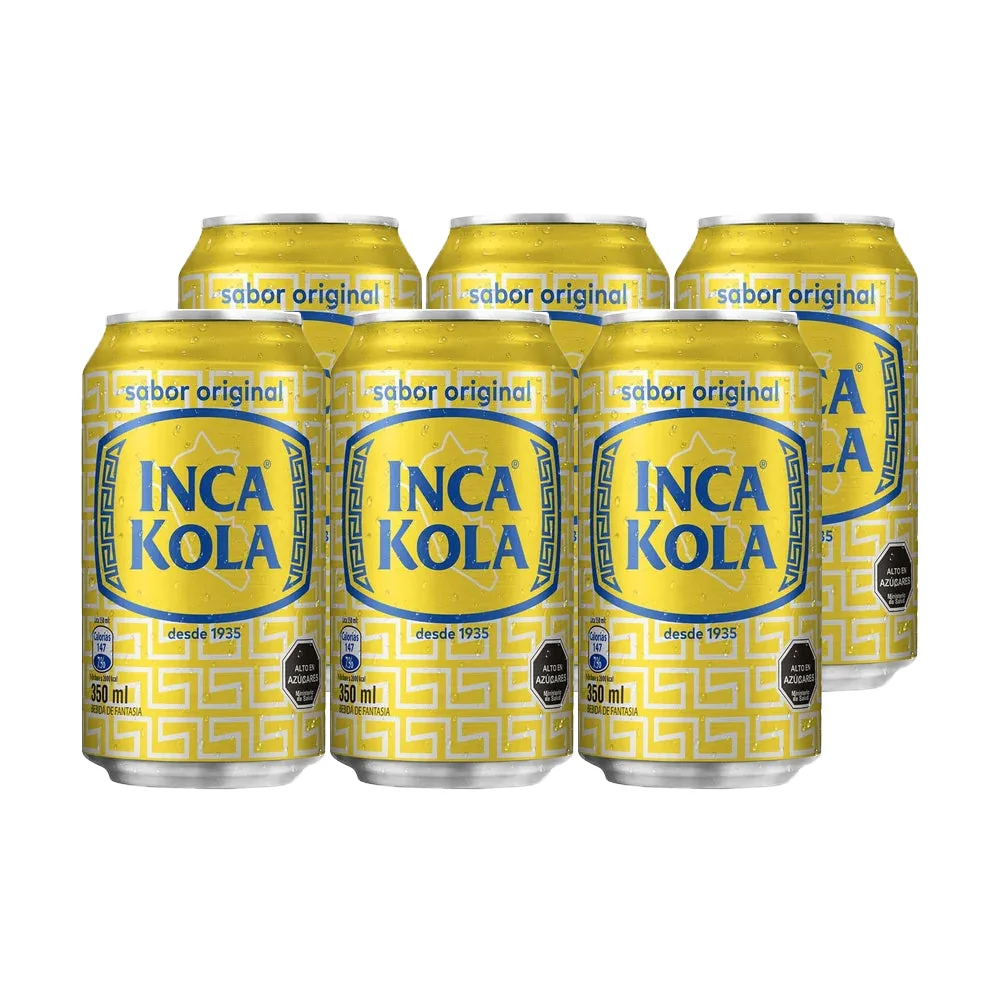 COCA COLA LATA 350 ML x 6 unidades - INCA COLA