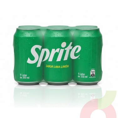 COCA COLA LATA 350 ML x 6 unidades - SPRITE