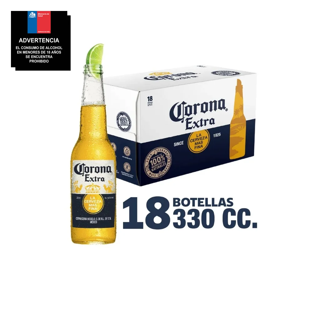 CORONA 330ML X18 UNID