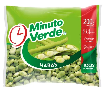 Habas congeladas 200g Minuto Verde