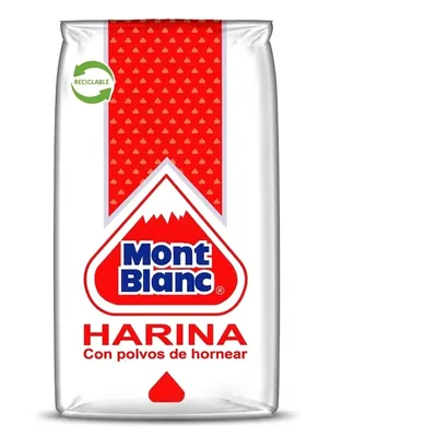 Harina Mont Blanc con polvo 1k