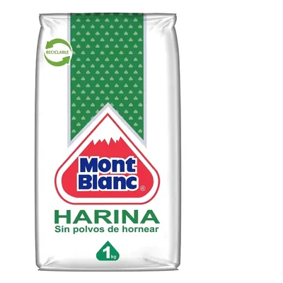 Harina Mont Blanc sin polvo 1k