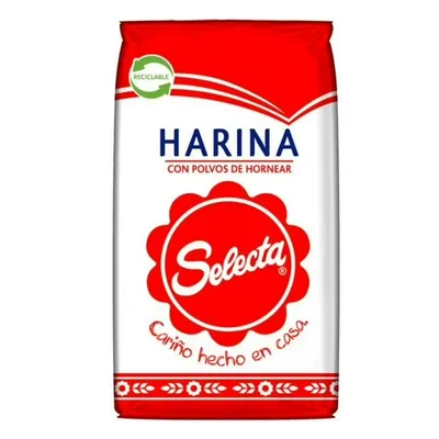 Harina Selecta con polvo 1k