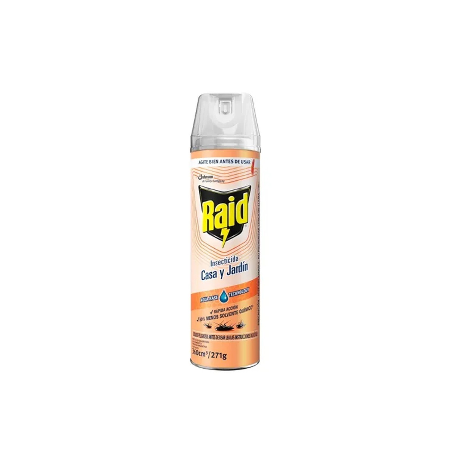 INSECTICIDA CASA JARDIN RAID SC JHONSON (Caja x12)