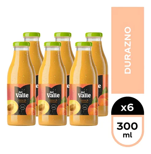 JUGO ANDINA 340ML X 6UNID - DURAZNO