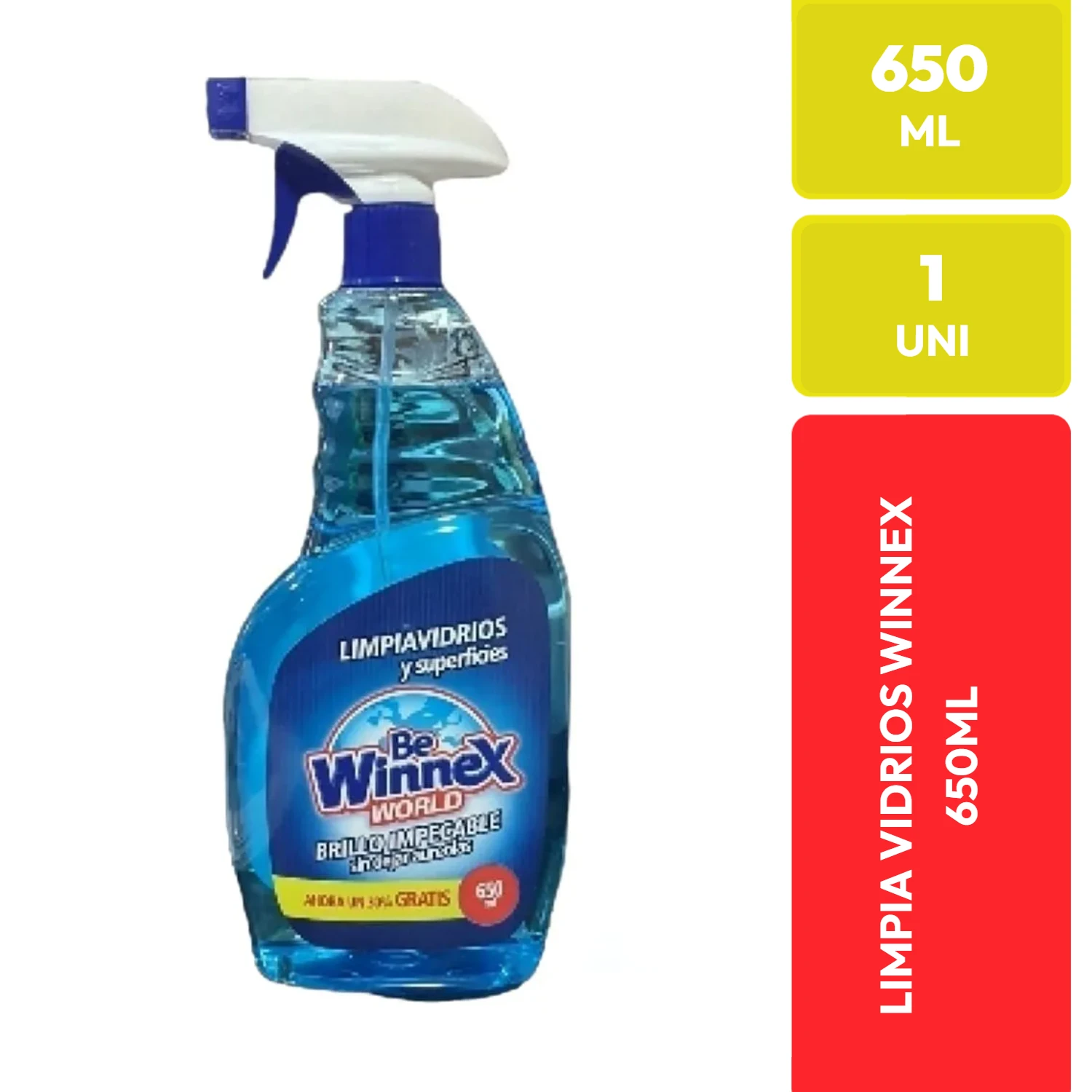 LIMPIA VIDRIOS Y SUPERFICIES WINNEX WINNEX (Caja x12)