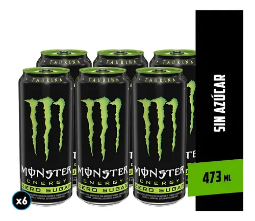 MONSTER 473ML X6 UNID. - ORIGINAL ZERO