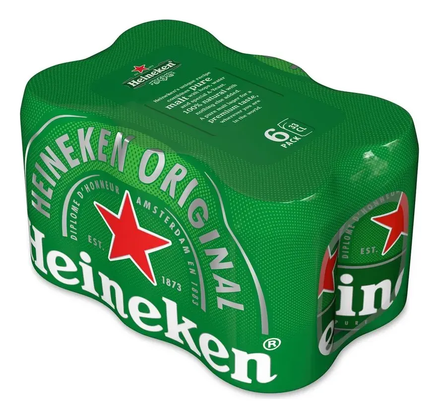 Pack Cerveza Heineken Lata 6x350cc