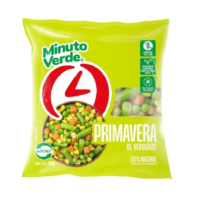 Primavera congelada 200g Minuto Verde
