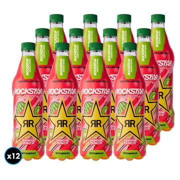 ROCKSTAR 500 ML x 12 unidades - SANDIA PUNSH