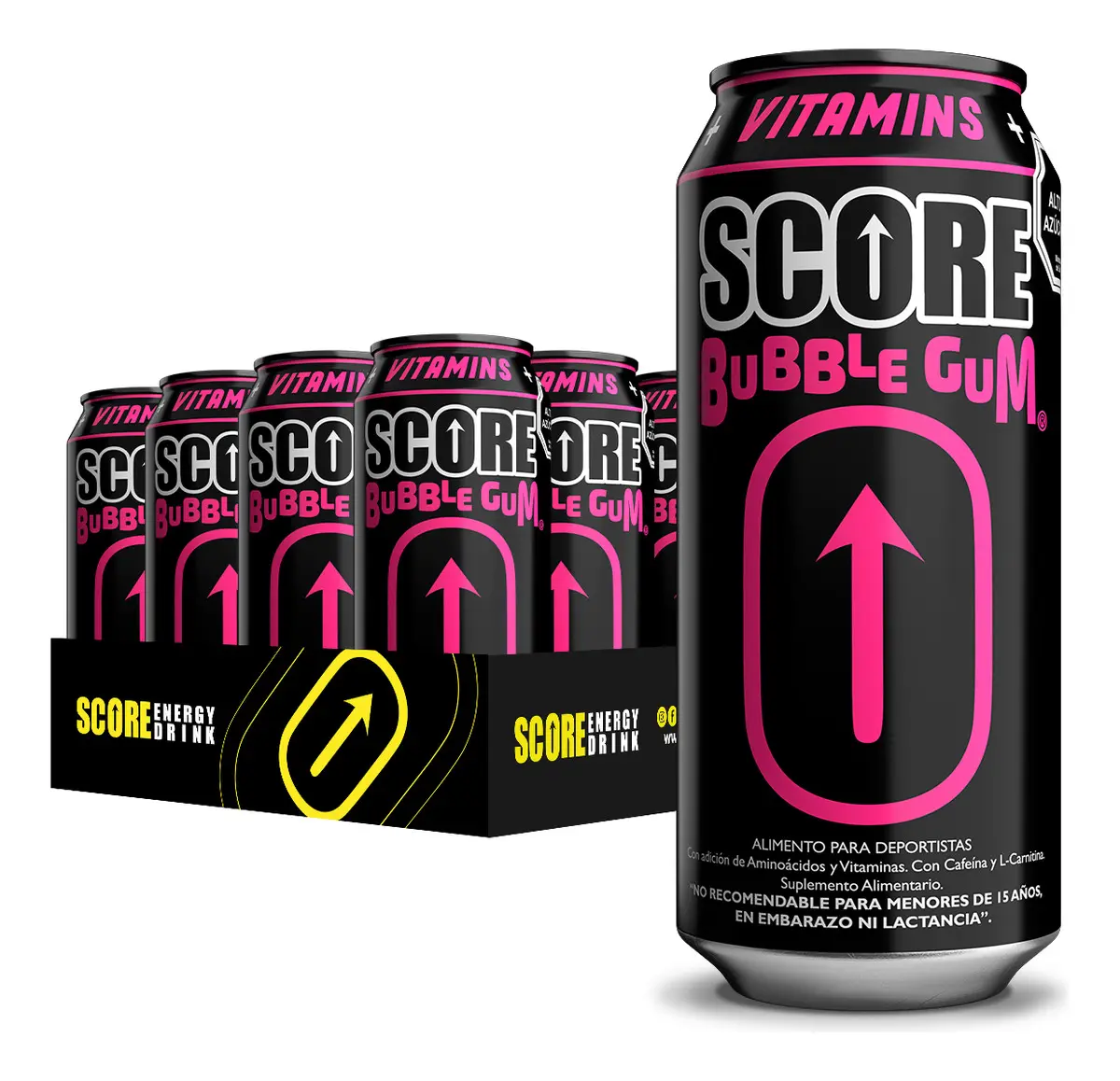 SCORE 473ML x 24 unidades - BUBLE GUM