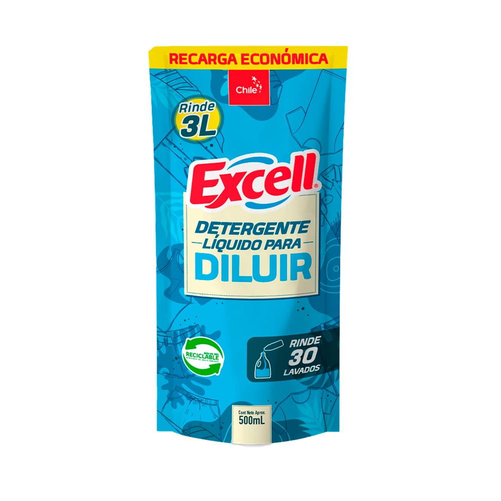 SUAVIZANTE PARA DILUIR EXCELL BOLSA EXCELL (Caja x12)
