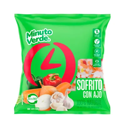 Sofrito con ajo 150g Minuto Verde