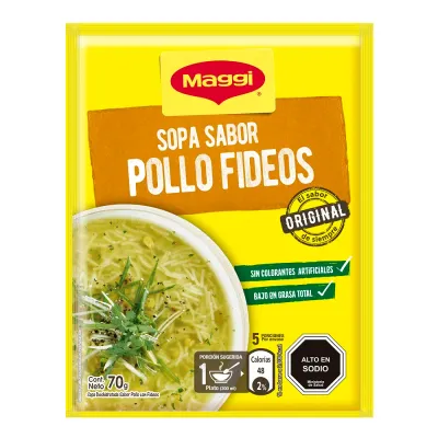 Sopa Pollo con Fideos