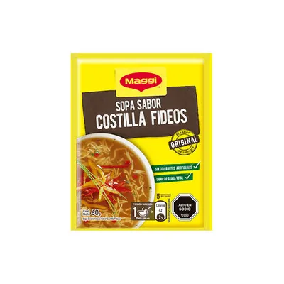 Sopas Maggi Costilla