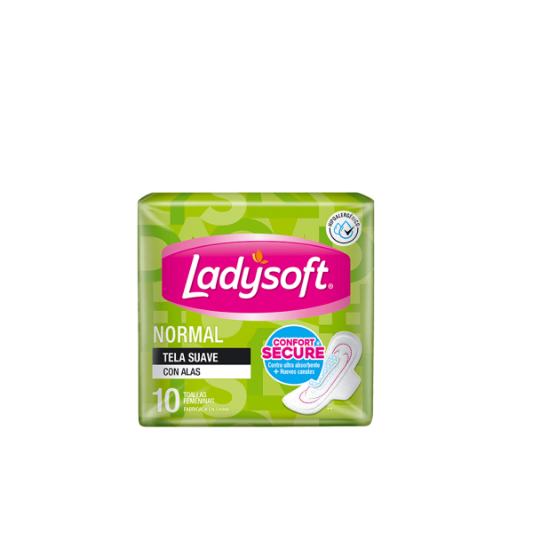 TOALLAS FEMENINAS NORMAL X8 LADYSOFT (Caja x24)