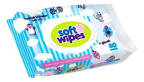 TOALLA HUMEDA 80 UNIDADES SOFT WIPES (Caja x12)