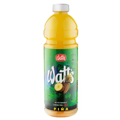 WATTS 1.5LT DESECHABLE x 6 unidades - PIÑA