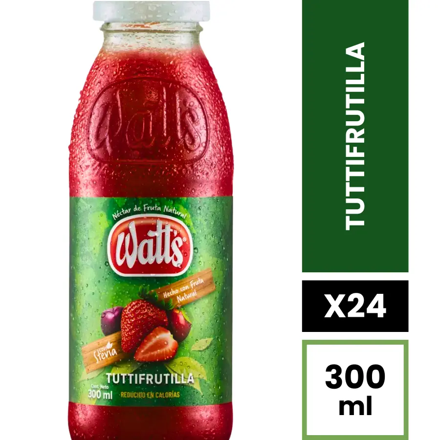 WATTS BOCA ANCHA 300 ML x 24 unidades - TUTIFRUTILLA