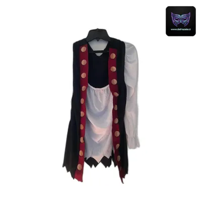 Disfraz Polera Pirata M (Talla S)