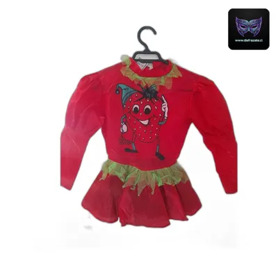 Disfraz Frutillita (Talla 2)