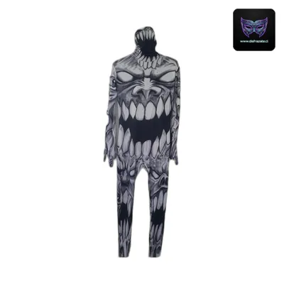 Disfraz Calavera Cara (Talla S)