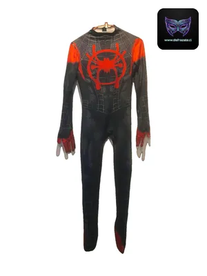Disfraz Spiderman Negro (Talla 10)