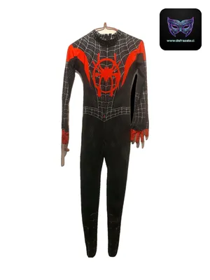 Disfraz Spiderman Negro (Talla 8)