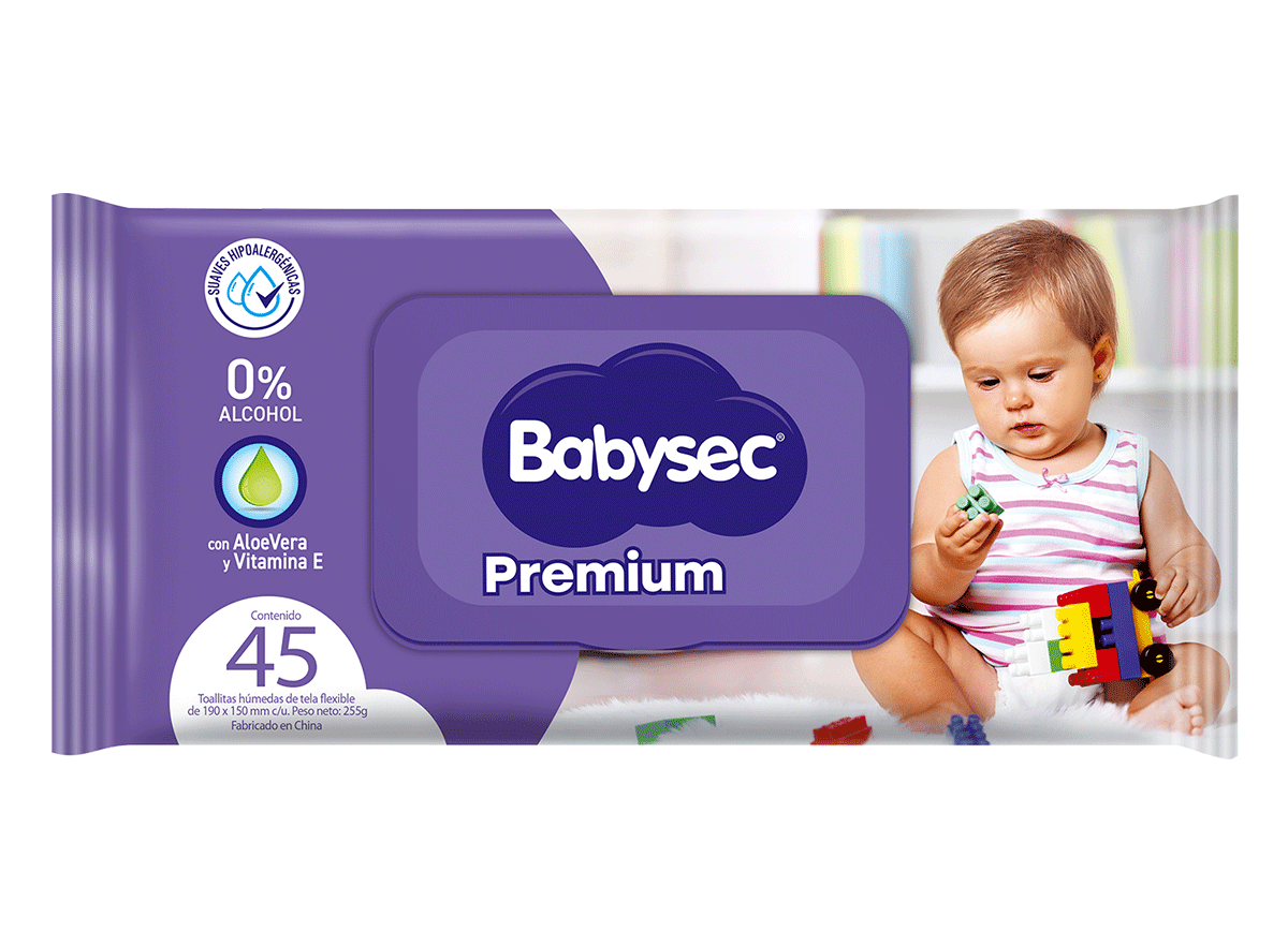 toalla humeda babysec x45 babysec (Caja x12)
