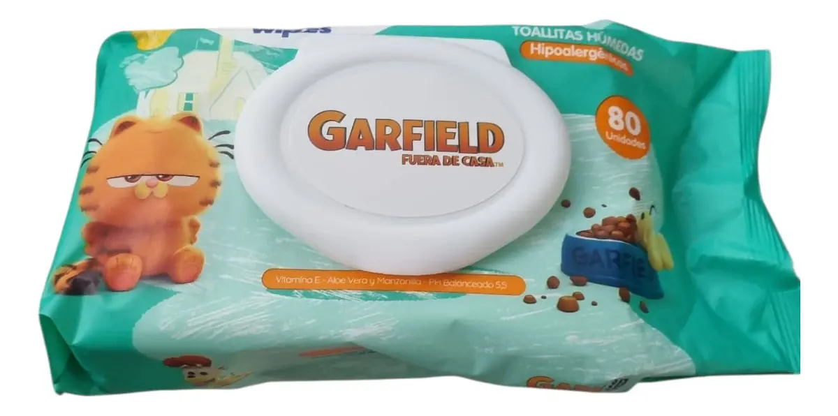 toalla humeda garffield soft wipes (Caja x12)
